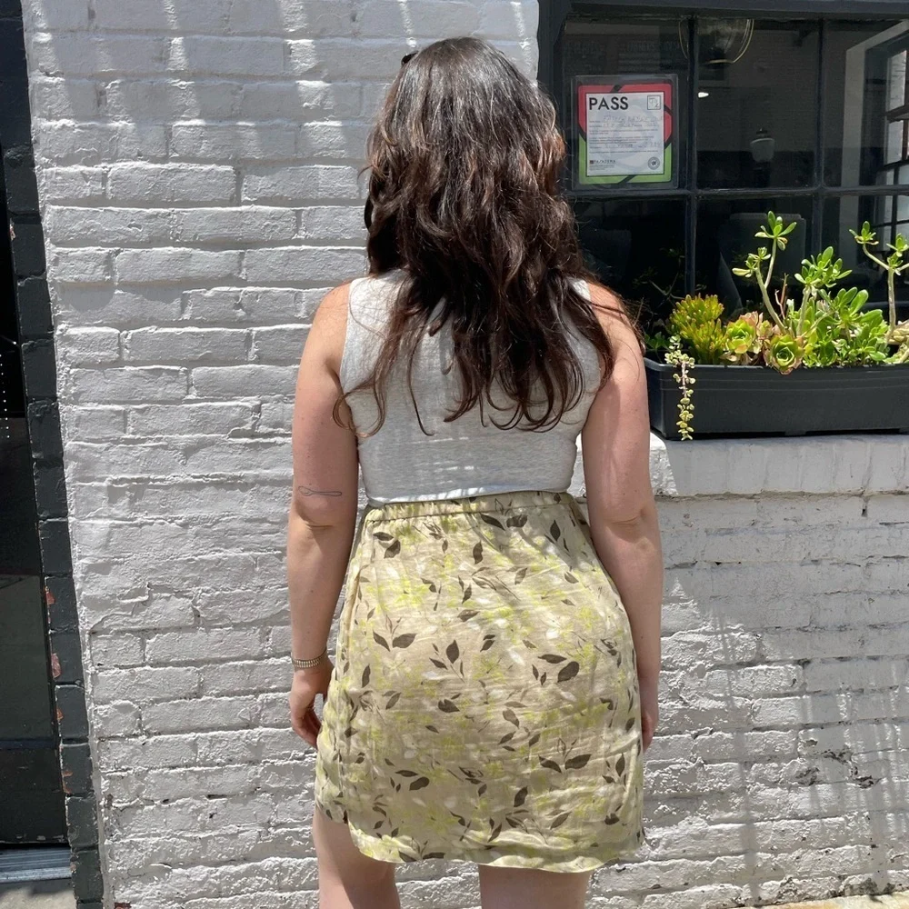Ann Taylor linen skirt sz 12 🤍